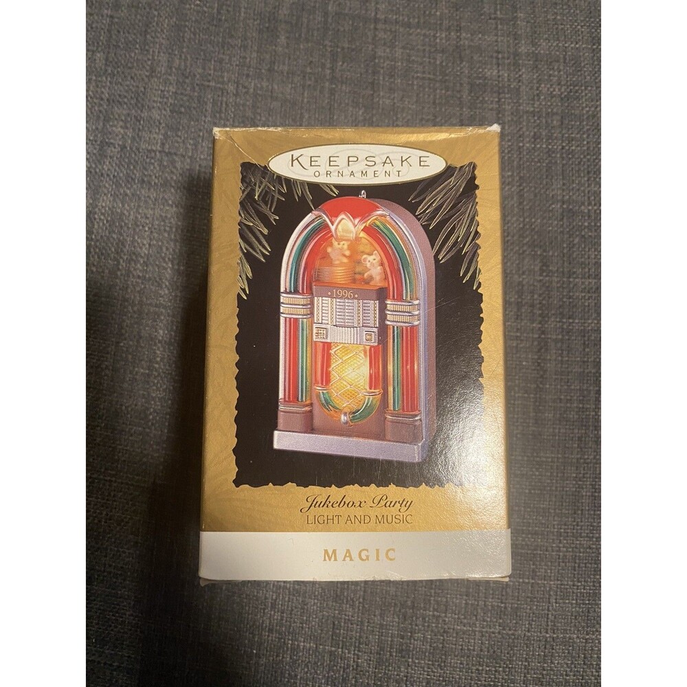 Hallmark Keepsake Ornament 1996 Jukebox Party